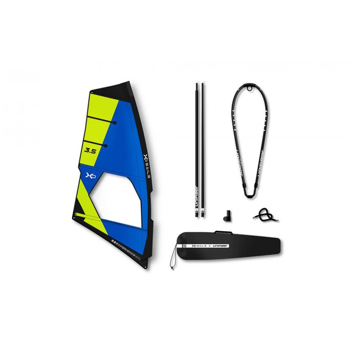 Парус компл. XO Sails 26 Experience TR Dacron Complete Rig EPX 3.5 - XO080021035 Fluo Yellow - Цвет Желтый - Фото 1