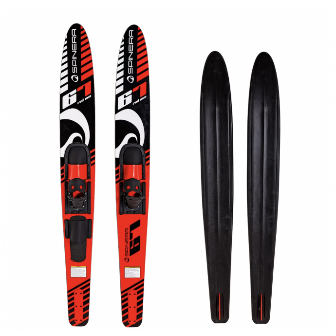 Лыжи парные прогулочные Spinera Combo Ski Red Sea 67'' - 2231120-red - Цвет Черный, Красный - Фото 1