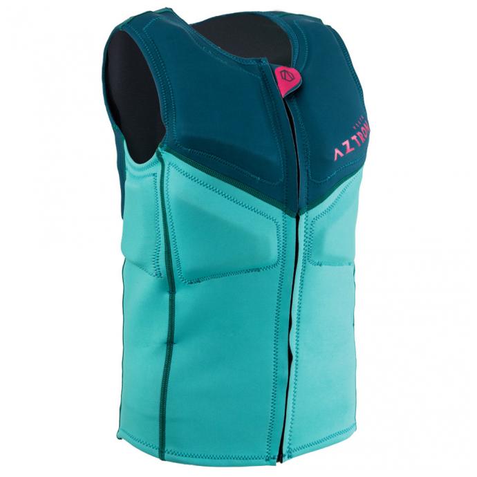 Жилет водный женский AZTRON VESTA SAFETY VEST (SS) (БИРЮЗОВЫЙ) - az_ves - Цвет Голубой - Фото 1