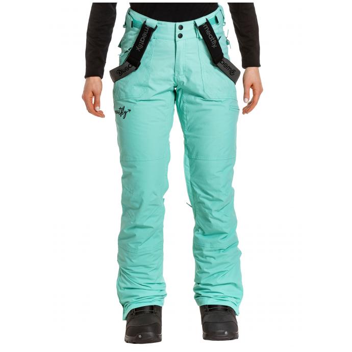 Сноубордические брюки MEATFLY «FOXY PANTS»  Сноубордические брюки MEATFLY «FOXY PANTS»  - FOXY-Mint - Цвет Голубой - Фото 1
