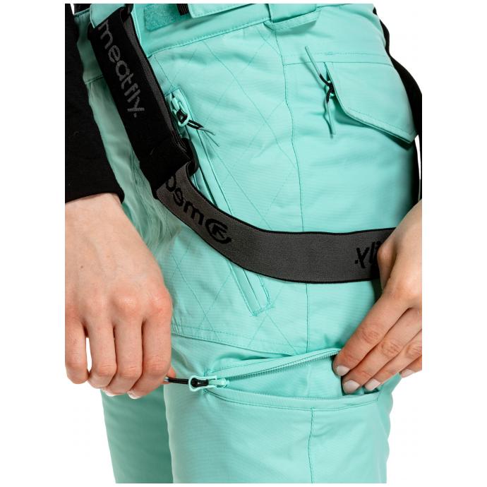 Сноубордические брюки MEATFLY «FOXY PANTS»  Сноубордические брюки MEATFLY «FOXY PANTS»  - FOXY-Mint - Цвет Голубой - Фото 5
