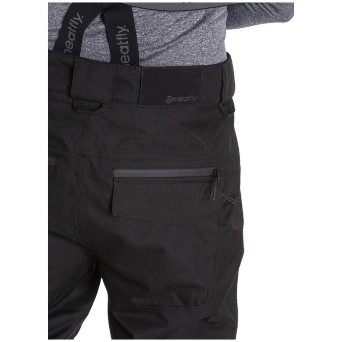Сноубордические брюки MEATFLY «GNAR PANTS»  - GNAR2-Black - Цвет Черный - Фото 4