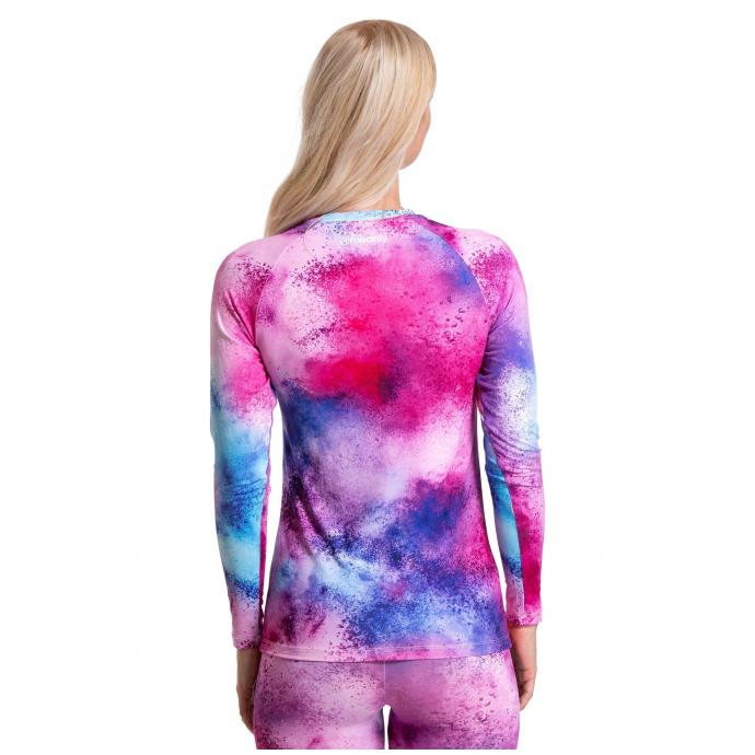ТЕРМОБЕЛЬЕ ЖЕНСКОЕ (КУРТКА) MEATFLY CAPA TERMO - CAPA-1-Purple Aquarel - Цвет Розовый - Фото 2
