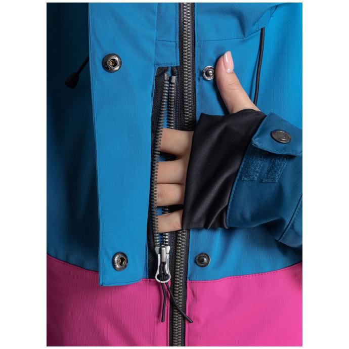 Сноубордическая куртка MEATFLY «KIRSTEN PREMIUM»  - KIRSTEN PREMIUM-BLUE - Цвет Синий - Фото 6