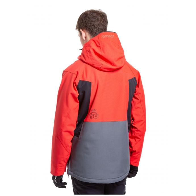 Сноубордическая куртка MEATFLY CRONOS - CRONOS-3-FERRARI RED/DARK GREY - Цвет Красный - Фото 2