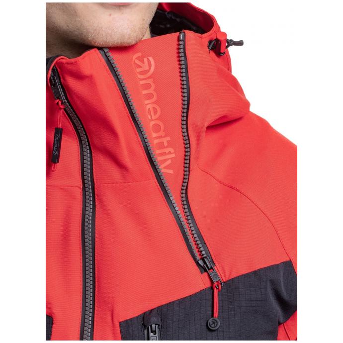 Сноубордическая куртка MEATFLY CRONOS - CRONOS-3-FERRARI RED/DARK GREY - Цвет Красный - Фото 11