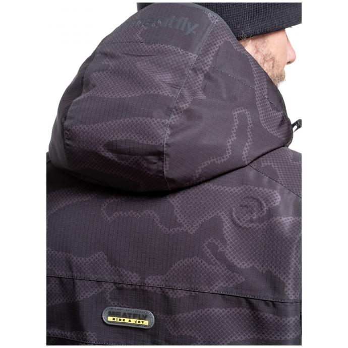 Сноубордическая куртка MEATFLY ZENITH - ZENITH-3-MORPH BLACK - Цвет Черный - Фото 7