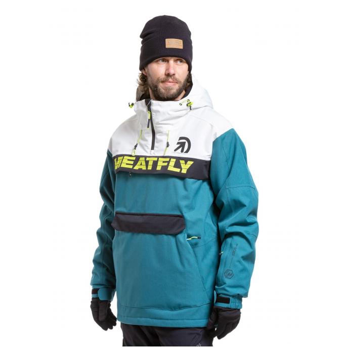 Сноубордическая куртка MEATFLY ZENITH - ZENITH-4-Teal Blue - Цвет Бирюзовый - Фото 9