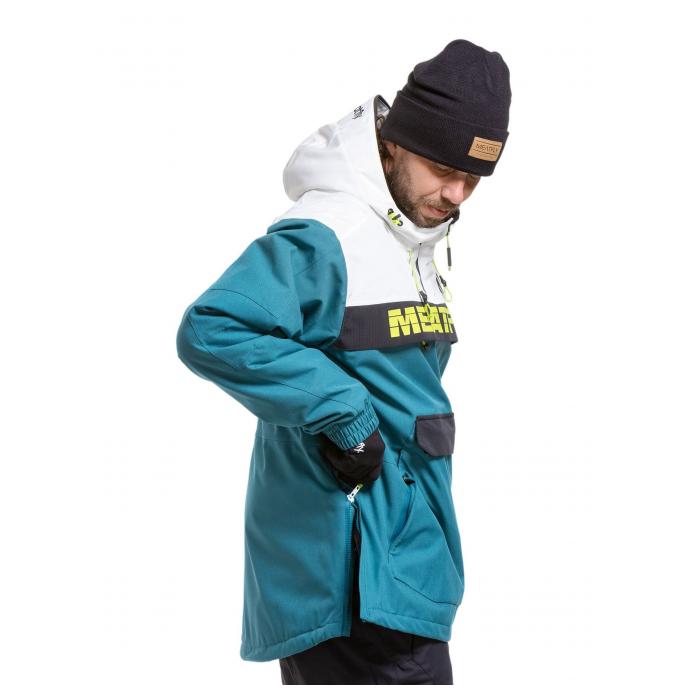 Сноубордическая куртка MEATFLY ZENITH - ZENITH-4-Teal Blue - Цвет Бирюзовый - Фото 10