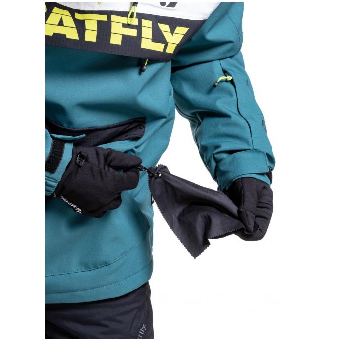 Сноубордическая куртка MEATFLY ZENITH - ZENITH-4-Teal Blue - Цвет Бирюзовый - Фото 11