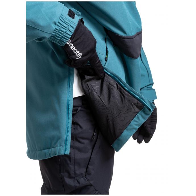 Сноубордическая куртка MEATFLY ZENITH - ZENITH-4-Teal Blue - Цвет Бирюзовый - Фото 14