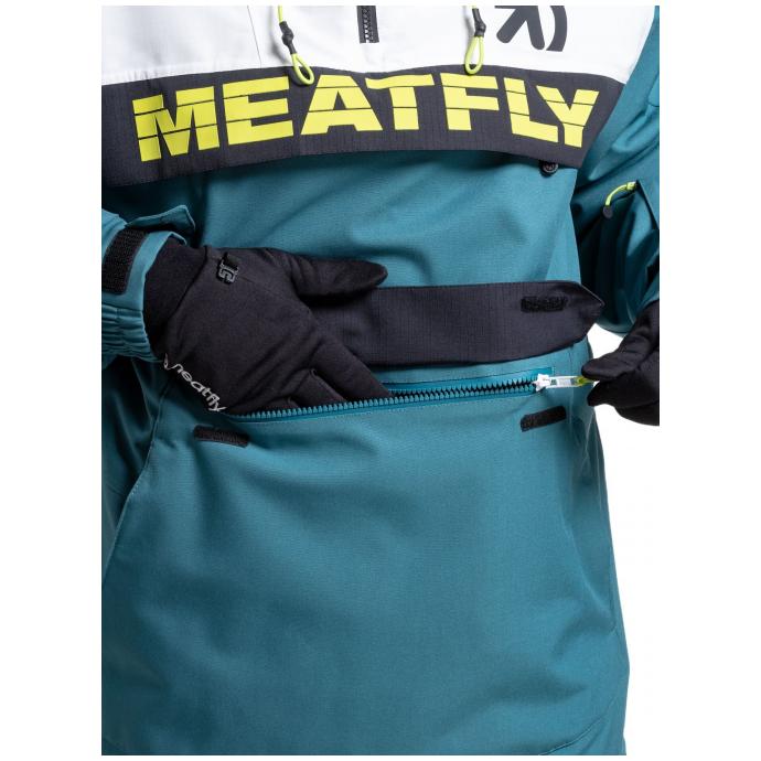 Сноубордическая куртка MEATFLY ZENITH - ZENITH-4-Teal Blue - Цвет Бирюзовый - Фото 16