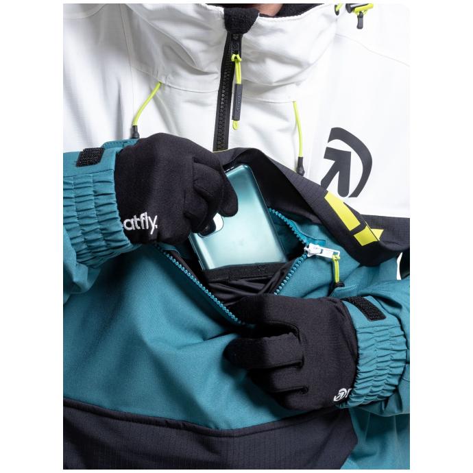 Сноубордическая куртка MEATFLY ZENITH - ZENITH-4-Teal Blue - Цвет Бирюзовый - Фото 17