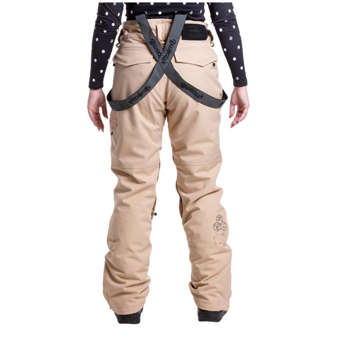 Сноубордические брюки MEATFLY «FOXY PANTS»  - FOXY-6-LATTE - Цвет Коричневый - Фото 2