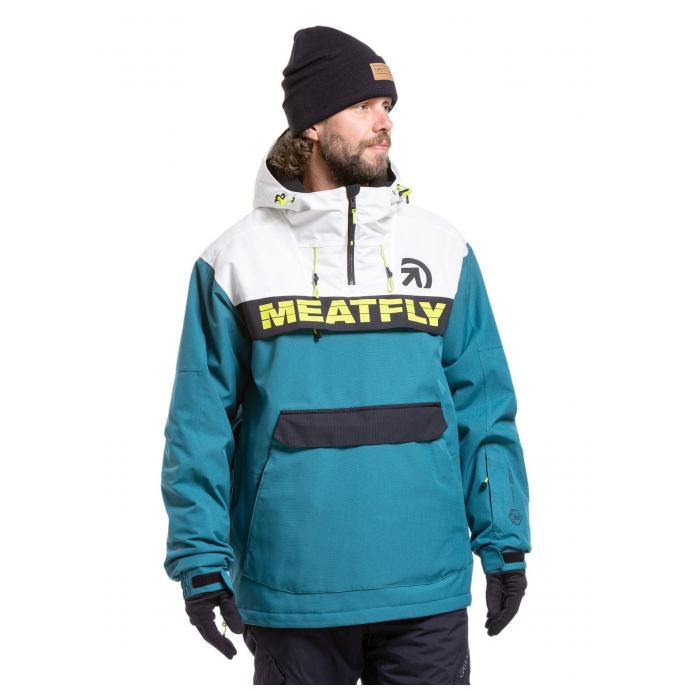 Сноубордическая куртка MEATFLY ZENITH - ZENITH-4-Teal Blue - Цвет Бирюзовый - Фото 1