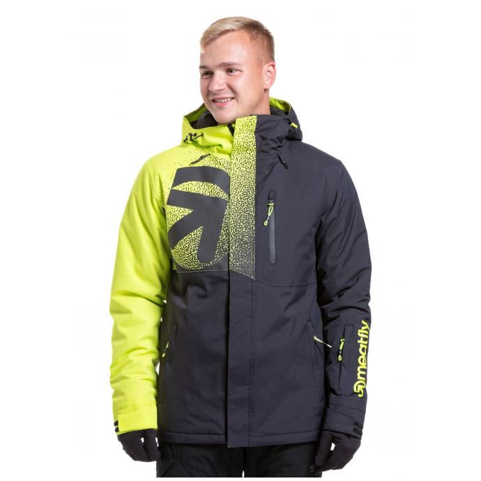 Сноубордическая куртка MEATFLY SHADER - SHADER-4-Acid Lime\Black - Цвет Желтый - Фото 1