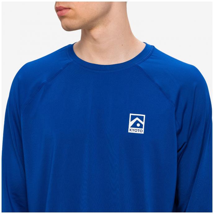 Лайкра KYOTO TYLER LS RASHGUARD - TYLER NAVY - Цвет Темно-синий - Фото 3