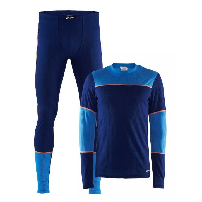 Комплект CRAFT Baselayer - 1905332/392355 CRAFT Baselayer Blue - Цвет Синий - Фото 3