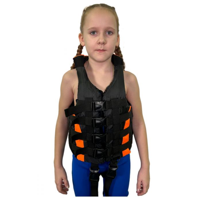 Спасательный жилет оранжевый подростковый hikeXp Universal Black\Orange Junior - 100067 - Цвет Оранжевый - Фото 11