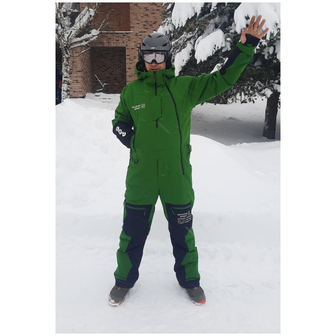 МУЖСКОЙ СНОУБОРДИЧЕСКИЙ КОМБИНЕЗОН RUNNING SPORT - 8866-4-Green - Цвет Зеленый - Фото 6
