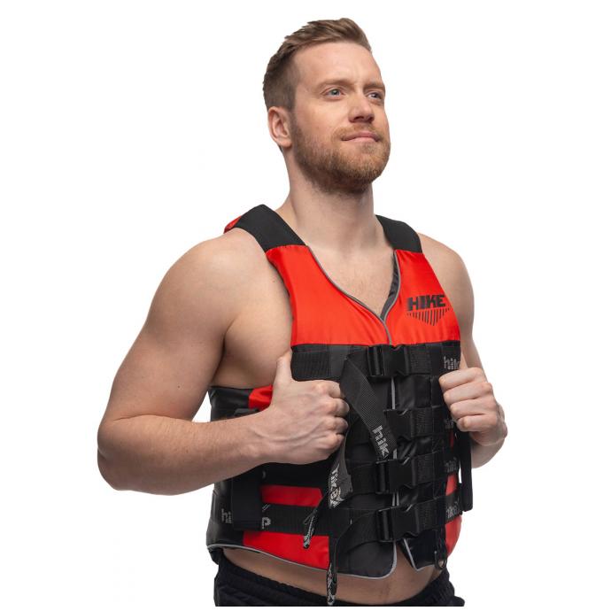 Спасательный жилет красный с ручками hikeXp RXP Ultimate Black/Red - Артикул 100254  - Фото 13