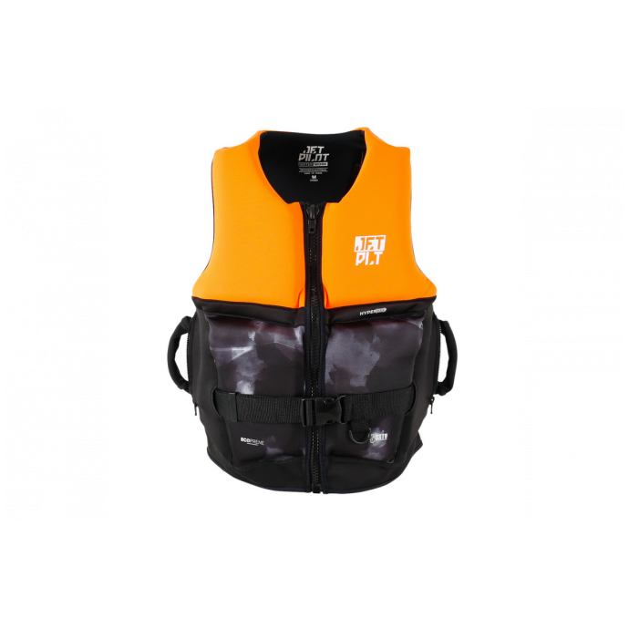 Спасательный жилет для гидроцикла неопр муж  Jetpilot 3SXTY HYPERFLEX S-GRIP ECO - 250320-CHAR/ORG - Цвет Черный - Фото 1