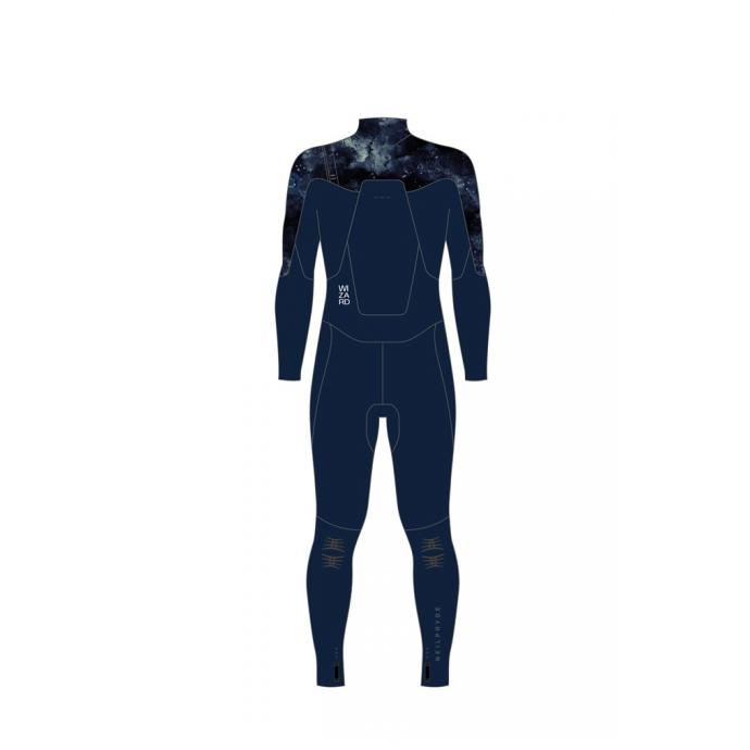 Гидрокостюм муж.  Wizard Fullsuit 5/4 BZ - 123318-000/2277-blue - Цвет Синий - Фото 3