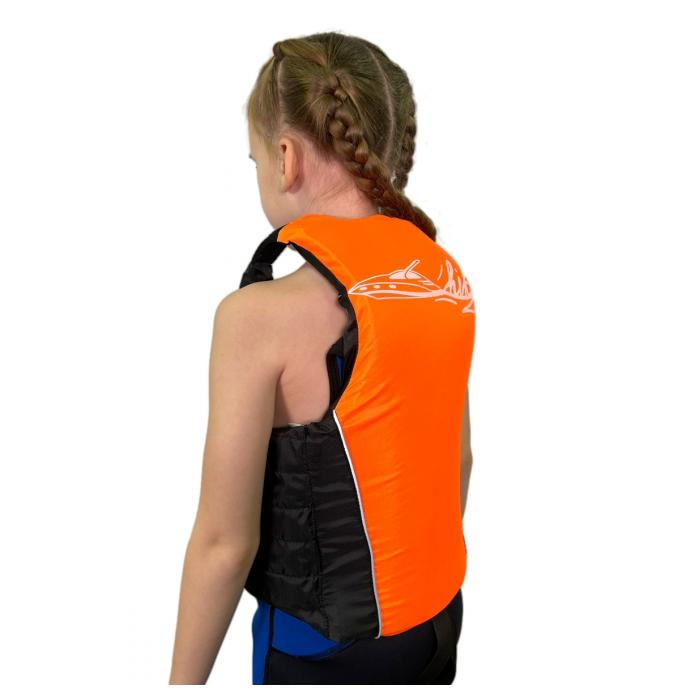 Спасательный жилет оранжевый подростковый hikeXp Universal Black\Orange Junior - 100067 - Цвет Оранжевый - Фото 14