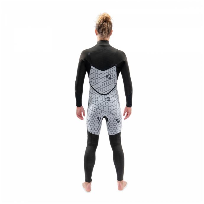 Гидрокостюм Dakine Mens Mission C/Z Full Suit 4/3 Ink Blue Port - DK01M43MZC2 - Цвет Синий - Фото 6