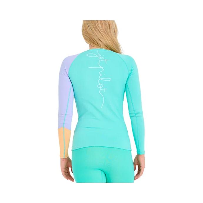 Гидромайка женская длинный рукав Jetpilot PACER LS - Артикул 250540 - Фото 7