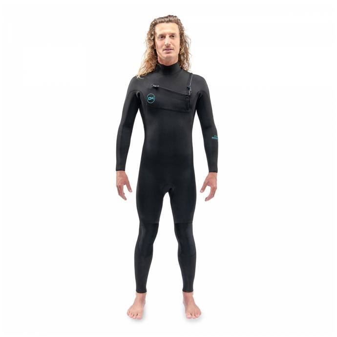 Гидрокостюм DK Men's Mission Chest Zip Full Suit 3/2mm Black - DK22M32MZ - Цвет Черный - Фото 1