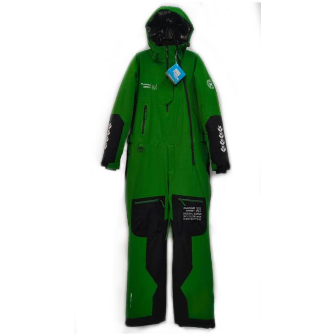 МУЖСКОЙ СНОУБОРДИЧЕСКИЙ КОМБИНЕЗОН RUNNING SPORT - 8866-4-Green - Цвет Зеленый - Фото 11