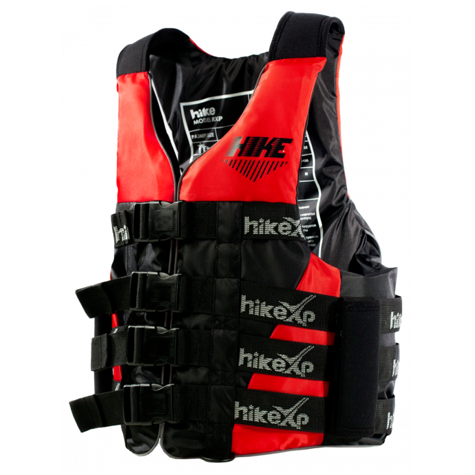 Спасательный жилет красный с ручками hikeXp RXP Ultimate Black/Red - Артикул 100254  - Фото 9