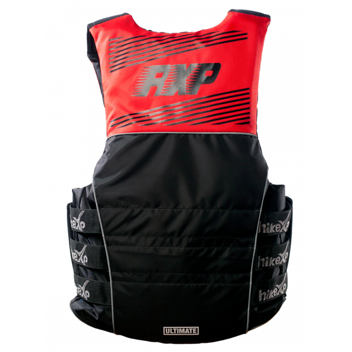 Спасательный жилет красный с ручками hikeXp RXP Ultimate Black/Red - Артикул 100254  - Фото 10