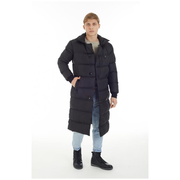 Мужское пуховое пальто WILL - P9277-black - Цвет Черный - Фото 3