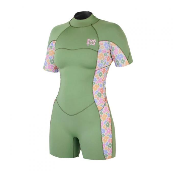 ГИДРОКОСТЮМ ЖЕНСК. КОРОТК. SOORUZ «DIVINE» 2/2 ММ - S5 WW22BZSHDIVGR-Green - Цвет Зеленый - Фото 1