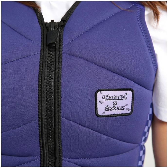 ЖИЛЕТ SOÖRUZ LADY «GROUND KATINKA» (С ПЕРЕДНЕЙ МОЛНИЕЙ) - S5 WWVGRO-Purple - Цвет Фиолетовый - Фото 7