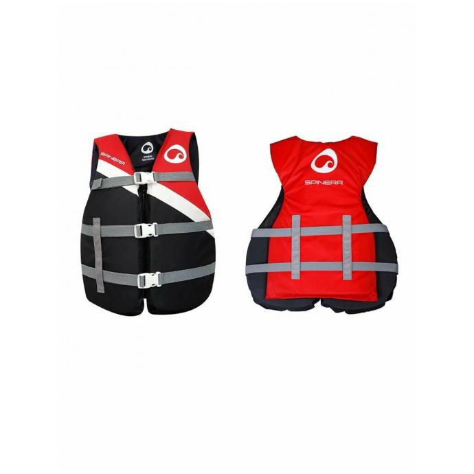 Спасательный жилет SPINERA Universal Nylon Vest - 18421 -Black/Red - Цвет Красный - Фото 2