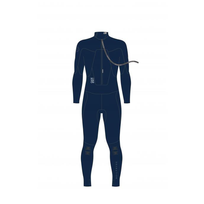 Гидрокостюм муж. Neilpryde  Mission Fullsuit 5/4/3 BZ - 123309-000/2276 - Цвет Синий - Фото 2