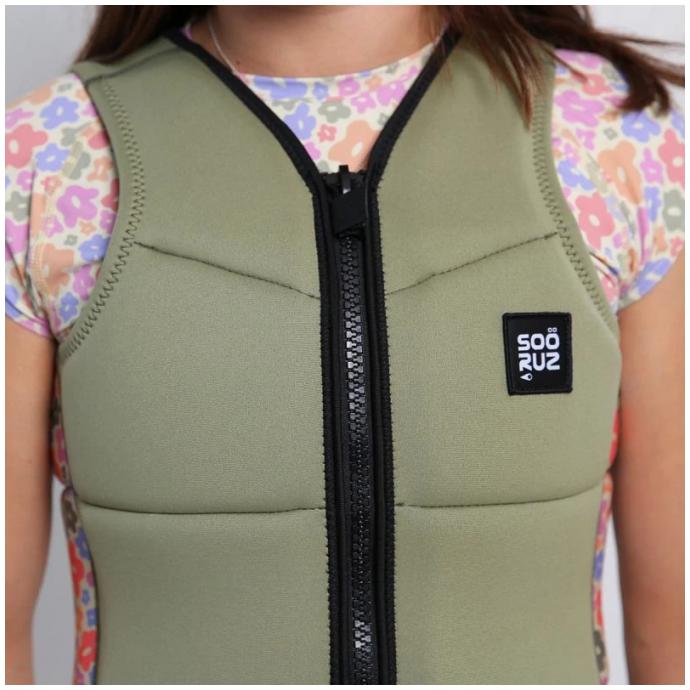 ЖИЛЕТ SOÖRUZ LADY «REAC» (С ПЕРЕДНЕЙ МОЛНИЕЙ) - S5 WWVREA-GREEN - Цвет Зеленый - Фото 3