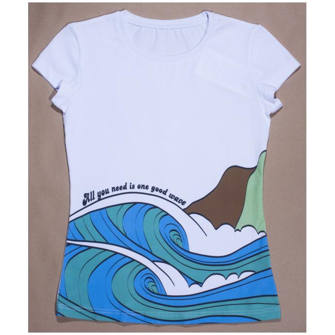 Женская футболка SurPh Арт._SW01AYNS16-wh Женская футболка SurPh Арт._SW01AYNS16-wh - Артикул SW01AYNS16-wh - Фото 1