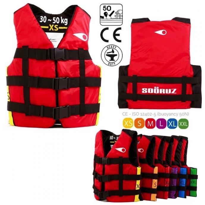 ЖИЛЕТ SOÖRUZ«LIFEVEST CLUB»  - E23 MLIFVCLUB- RED - Цвет RED/BLK - Фото 2