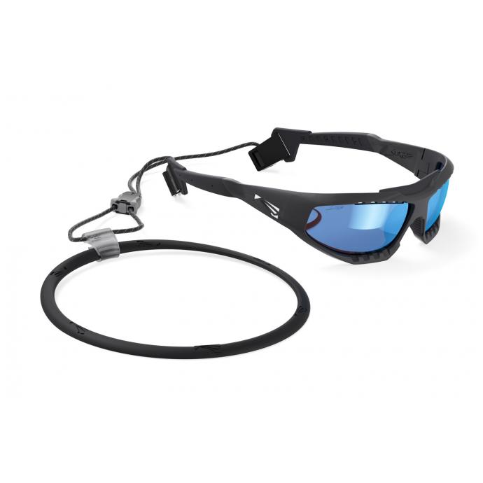 Спортивные очки LIP Surge Matt Black VIVIDE Ice Blue Lens (STD) - 761542-Blue Lens - Цвет Голубой - Фото 8