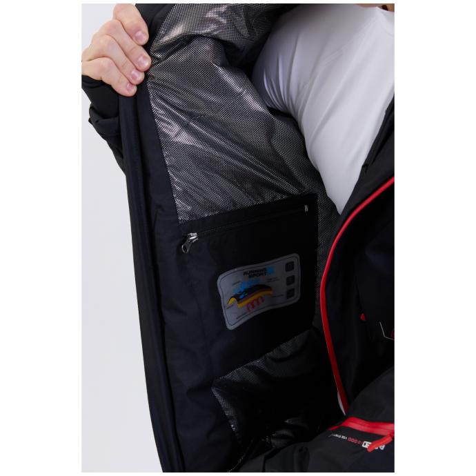 МУЖСКОЙ СНОУБОРДИЧЕСКИЙ КОМБИНЕЗОН RUNNING SPORT - 8901_1-black - Цвет Черный - Фото 5
