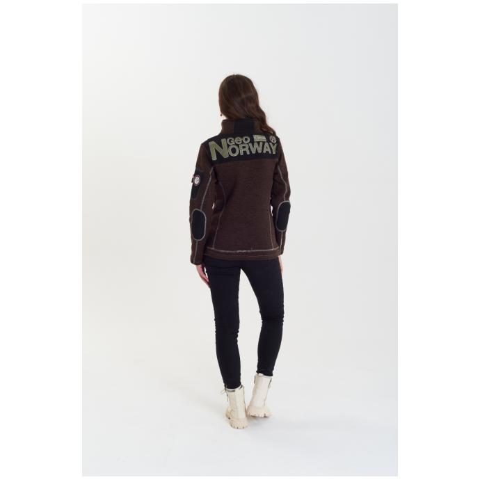 ТОЛСТОВКА ЖЕНСКАЯ GEOGRAPHICAL NORWAY «TEBELLE» - WW2332F/GNO-DARK BROWN - Цвет Коричневый - Фото 9