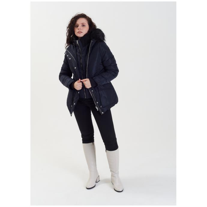 Куртка зимняя женская GEOGRAPHICAL NORWAY «ACAM» LADY - WW3635F-NAVY - Цвет Темно-синий - Фото 4