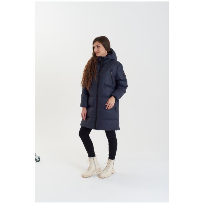 Пуховик женский GEOGRAPHICAL NORWAY ADRIANNA - WW5345F/GNO-NAVY - Цвет Темно-синий - Фото 8