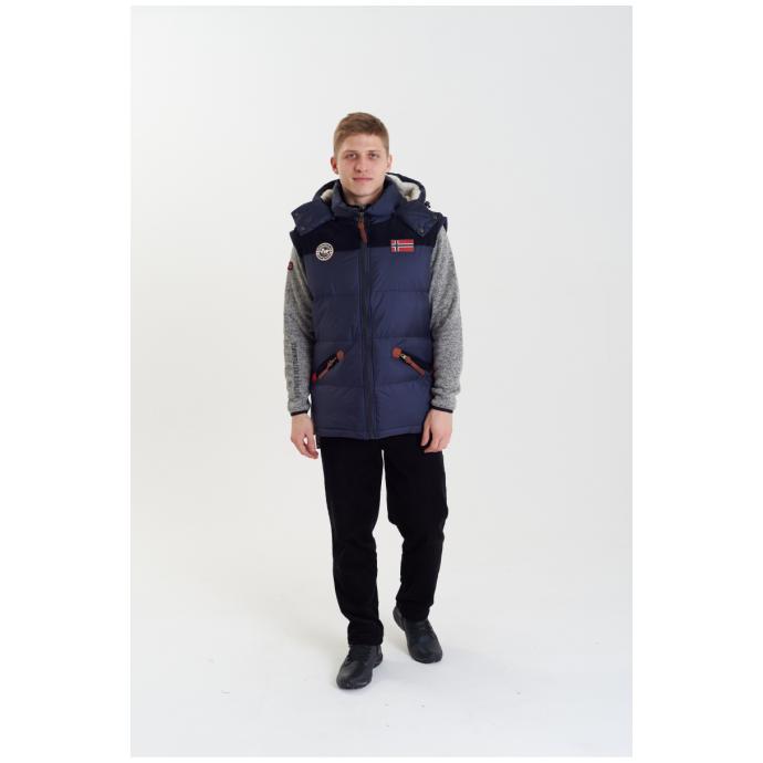 Жилет мужской GEOGRAPHICAL NORWAY «VELIAN VEST MEN»  Жилет мужской GEOGRAPHICAL NORWAY «VELIAN VEST MEN»  - WT1439H/GN-NAVY - Цвет Темно-синий - Фото 3