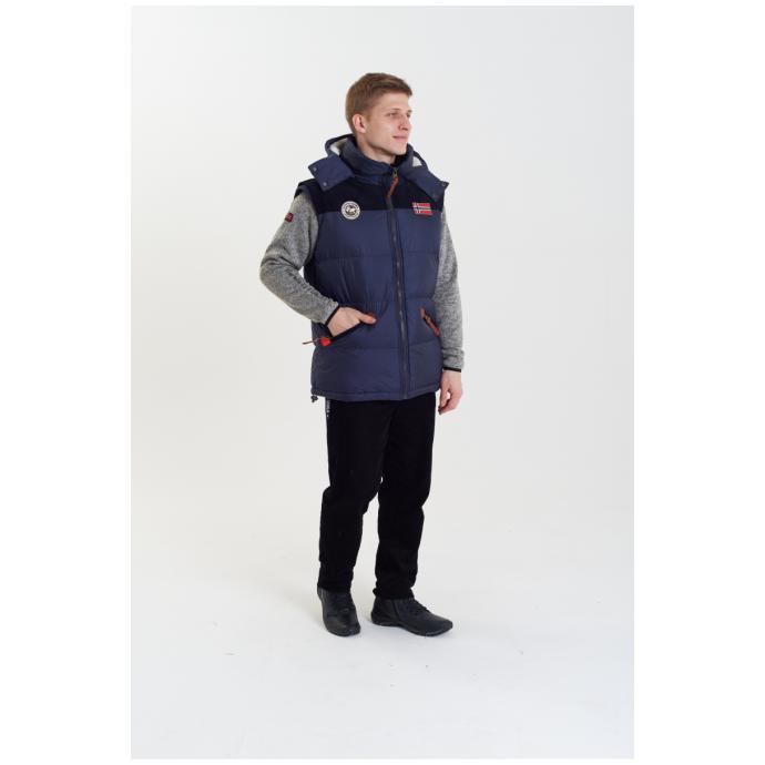 Жилет мужской GEOGRAPHICAL NORWAY «VELIAN VEST MEN»  Жилет мужской GEOGRAPHICAL NORWAY «VELIAN VEST MEN»  - WT1439H/GN-NAVY - Цвет Темно-синий - Фото 4