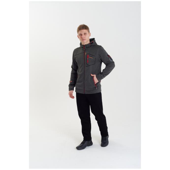 Толстовка мужская GEOGRAPHICAL NORWAY «TELESCOPE» - WP032H/GN-DARK GREY - Цвет Серый - Фото 6